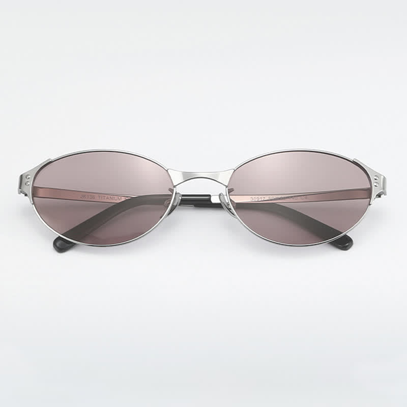 Spykay™ SG60776 Y2K Lightweight Oval Frame Polarized Sunglasses