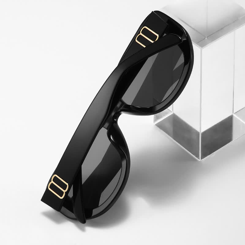 Spykay™ SG60777 Cat-Eye Large Frame Sunglasses with Nylon Lenses