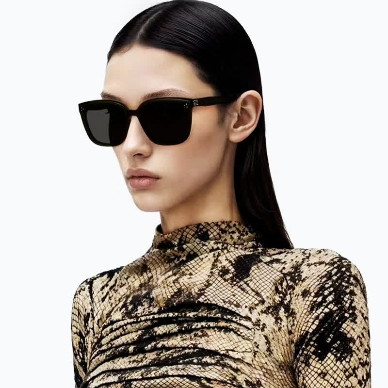 Spykay™ SG60779 Fashion Square Frame Sunglasses with Nylon Lenses