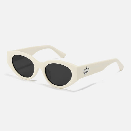 Spykay™ SG60781 Cat-Eye Polarized Star Temples Sunglasses with Nylon Lenses