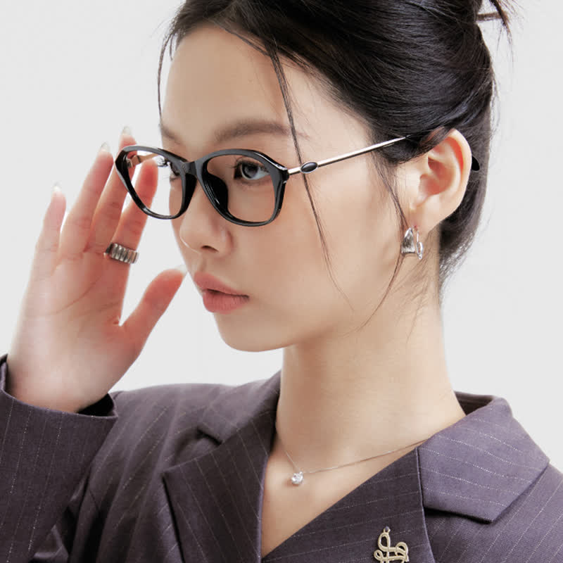 Spykay™ EG26706 Oval Frame Anti-blue Light Fashion Glasses