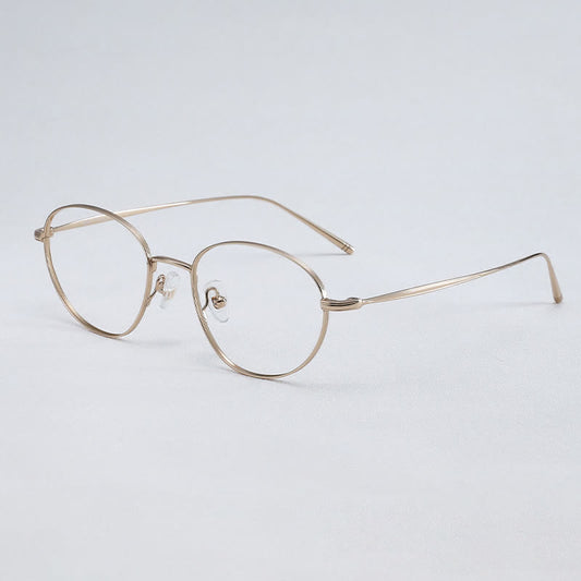 Spykay™ EG26707 Lightweight Titanium Oval Frame Anti-blue Light Glasses For Reading