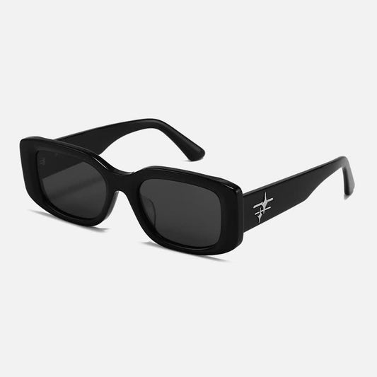 Spykay™ SG60786 Rectangle Frame Star Temples Sunglasses with Nylon Lenses