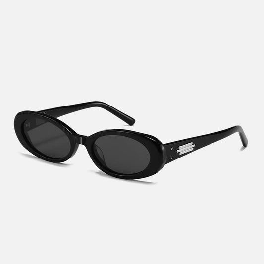 Spykay™ SG60787 Oval Frame Star Temples Sunglasses with Nylon Lenses