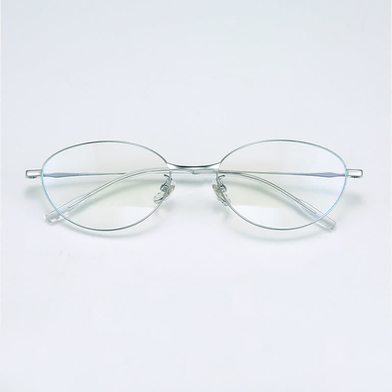 Spykay™ EG26709 Cat-Eye Titanium Frame Hipster Anti-blue Light Glasses