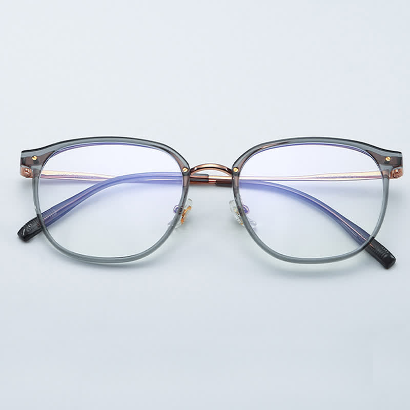 Spykay™ EG26711 Simple Round Titanium Frame Anti-blue Light Glasses