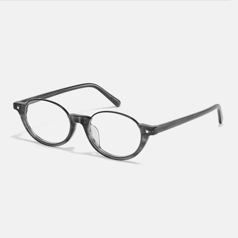 Spykay™ EG26712 Semi-Rimless Oval Star Pattern Frame Anti-blue Light Glasses