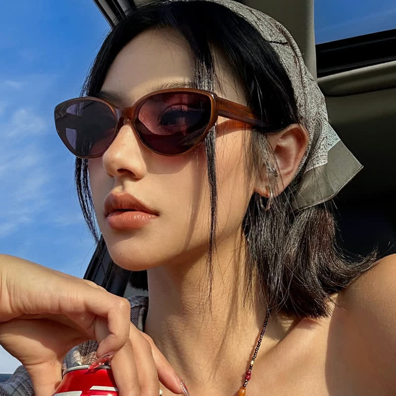 Spykay™ SG60797 Chic Cat-Eye Sunglasses with Nylon Lenses