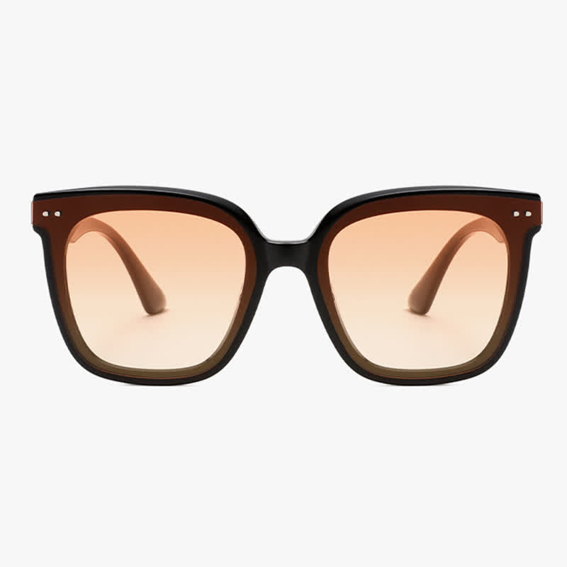Spykay™ SG60804 Square Frame Oversized Sunglasses with Nylon Lenses