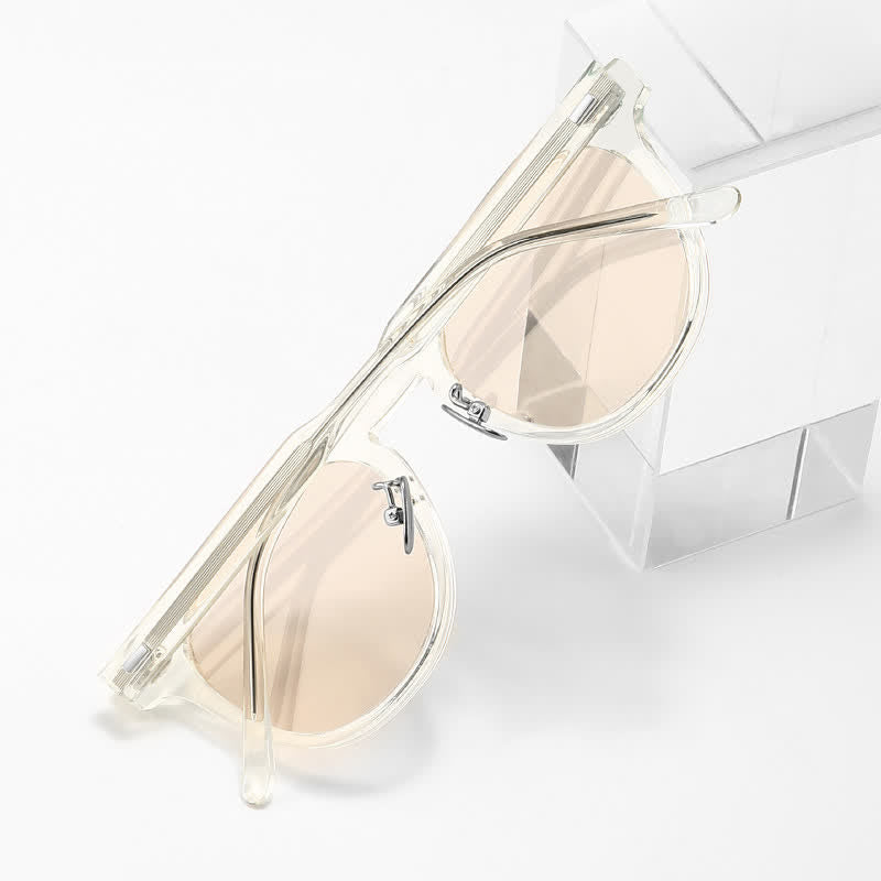 Spykay™ SG60806 Hipster Retro Round Frame Polarized Simple Sunglasses