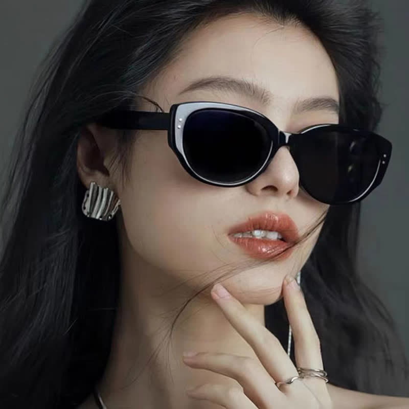 Spykay™ SG60807 Hipster Cat-Eye Sunglasses with Nylon Lenses