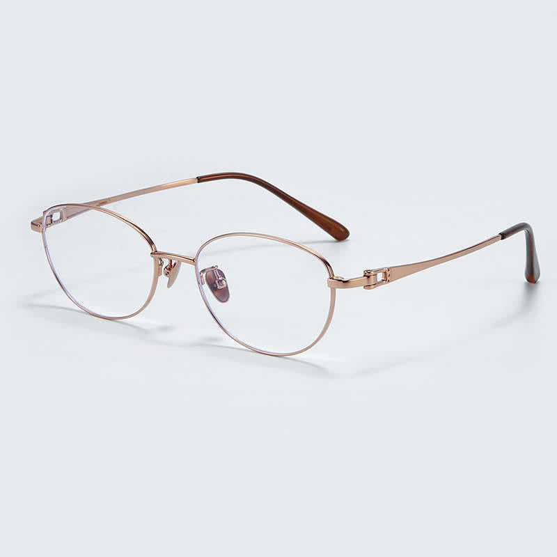 Spykay™ EG26722 Titanium Butterfly Frame Anti-blue Light Hipster Glasses