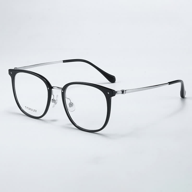 Spykay™ EG26728 Square Titanium Frame Anti-blue Light Glasses
