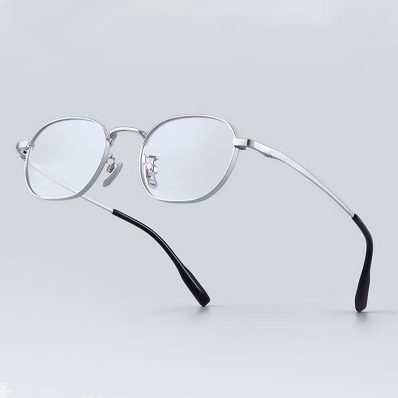 Spykay™ EG26730 Small Round Titanium Frame Anti-blue Light Glasses