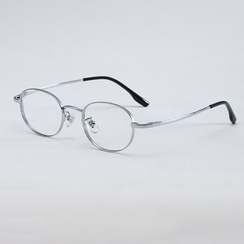 Spykay™ EG26730 Small Round Titanium Frame Anti-blue Light Glasses
