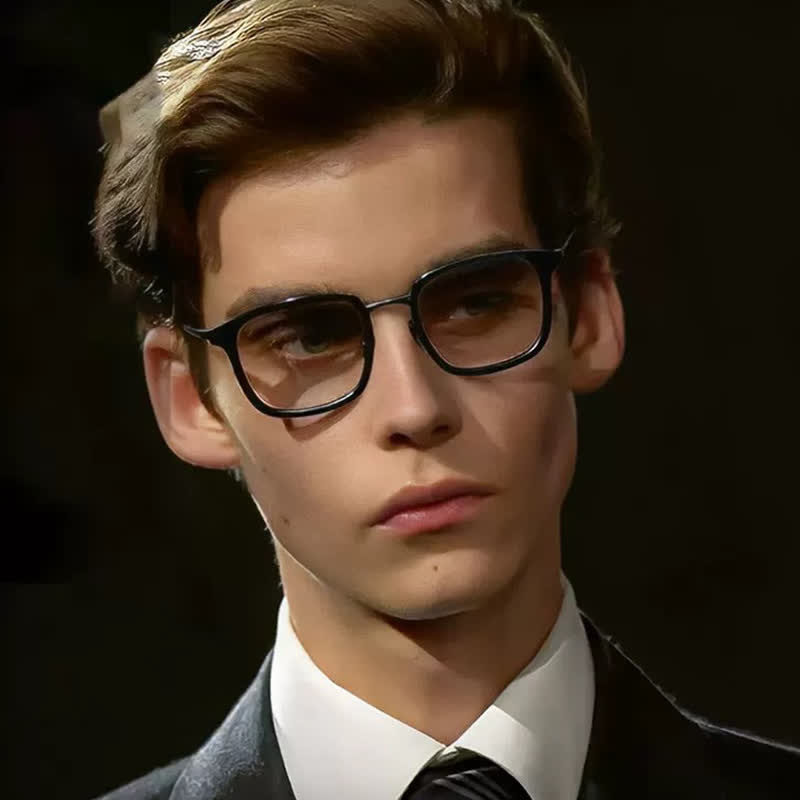 Spykay™ EG26711 Simple Round Titanium Frame Anti-blue Light Glasses