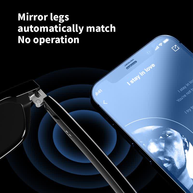 Spykay™ EG26744  Anti-Blue Light,Bluetooth Compatible,Multifunctional Wireless Smart Glasses For Listening To Music & Calling