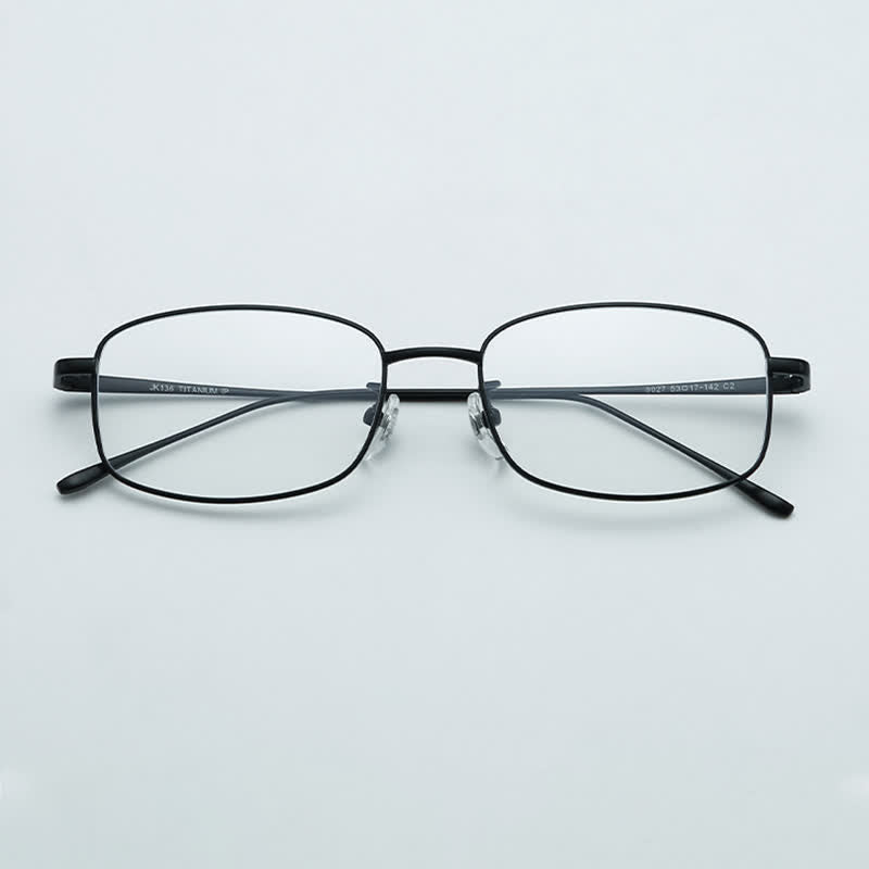 Spykay™ EG26740 Lightweight Rectangle Titanium Frame Anti-blue Light Classic Glasses