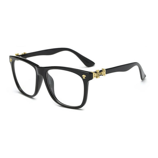 Spykay™ EG26745 Unisex Vintage Square Cross Decor Frame Anti-blue Light Glasses