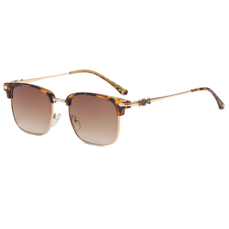 Spykay™ SG60827 Square Frame Trendy Browline Sunglasses