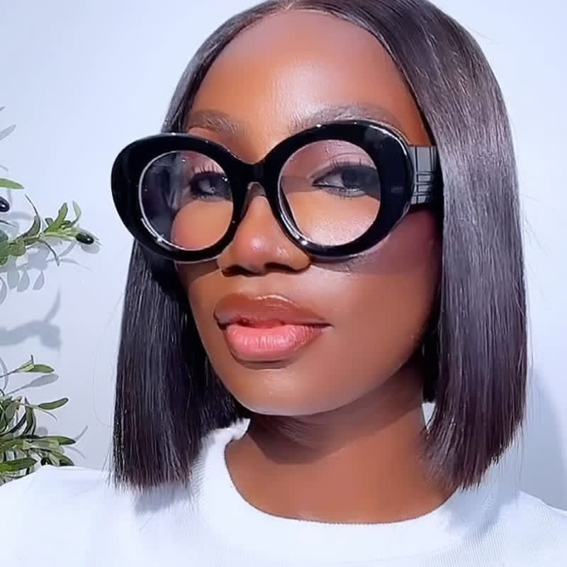 Spykay™ EG26750 Round Thick Frame Hipster Oversized Glasses