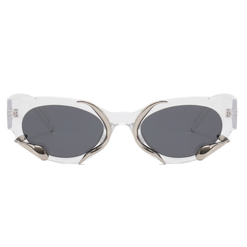 Spykay™ SG60847 Vintage Y2K Snake Design Oval Frame Sunglasses