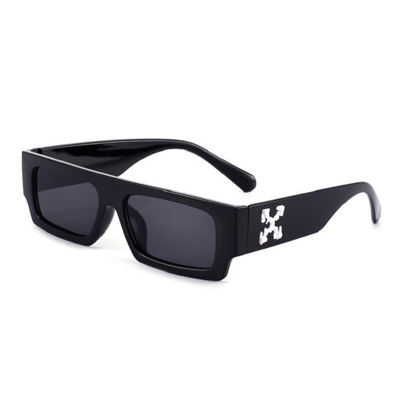 Spykay™ SG60844 Fashion 'X' Design Rectangle Small Frame Sunglasses