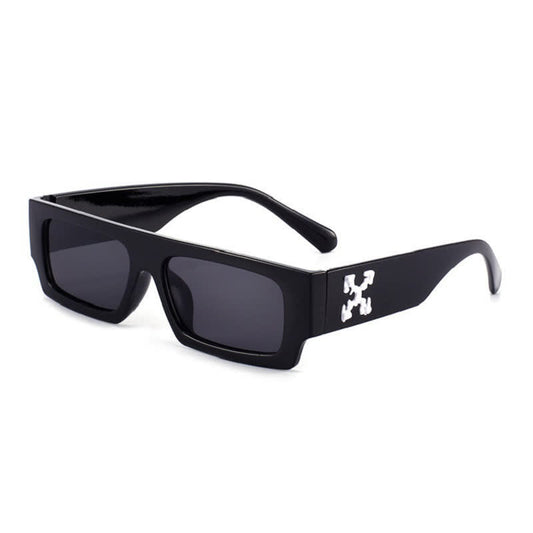 Spykay™ SG60844 Fashion 'X' Design Rectangle Small Frame Sunglasses