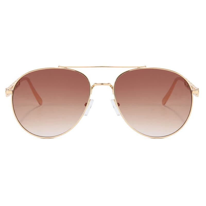 Spykay™ SG60842 Fashion Chain Temples Aviator Sunglasses
