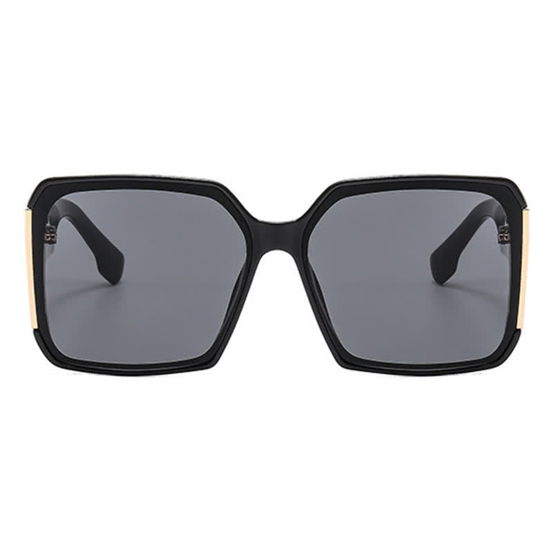 Spykay™ SG60836 Square Frame Oversized Rimless Sunglasses