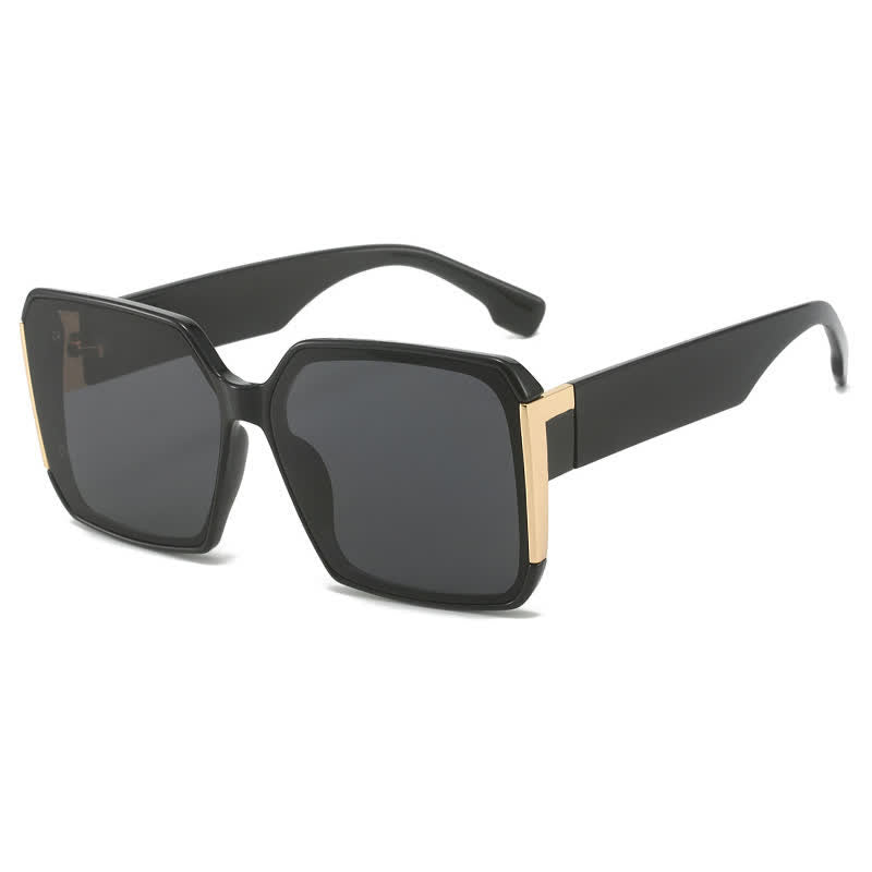 Spykay™ SG60836 Square Frame Oversized Rimless Sunglasses