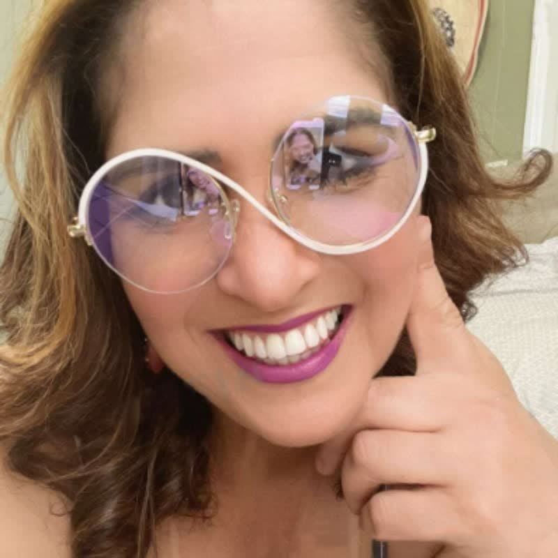 Spykay™ EG26662 "S" Design Metal Semi-Rimless Round Frame Unique Retro-Vintage Glasses