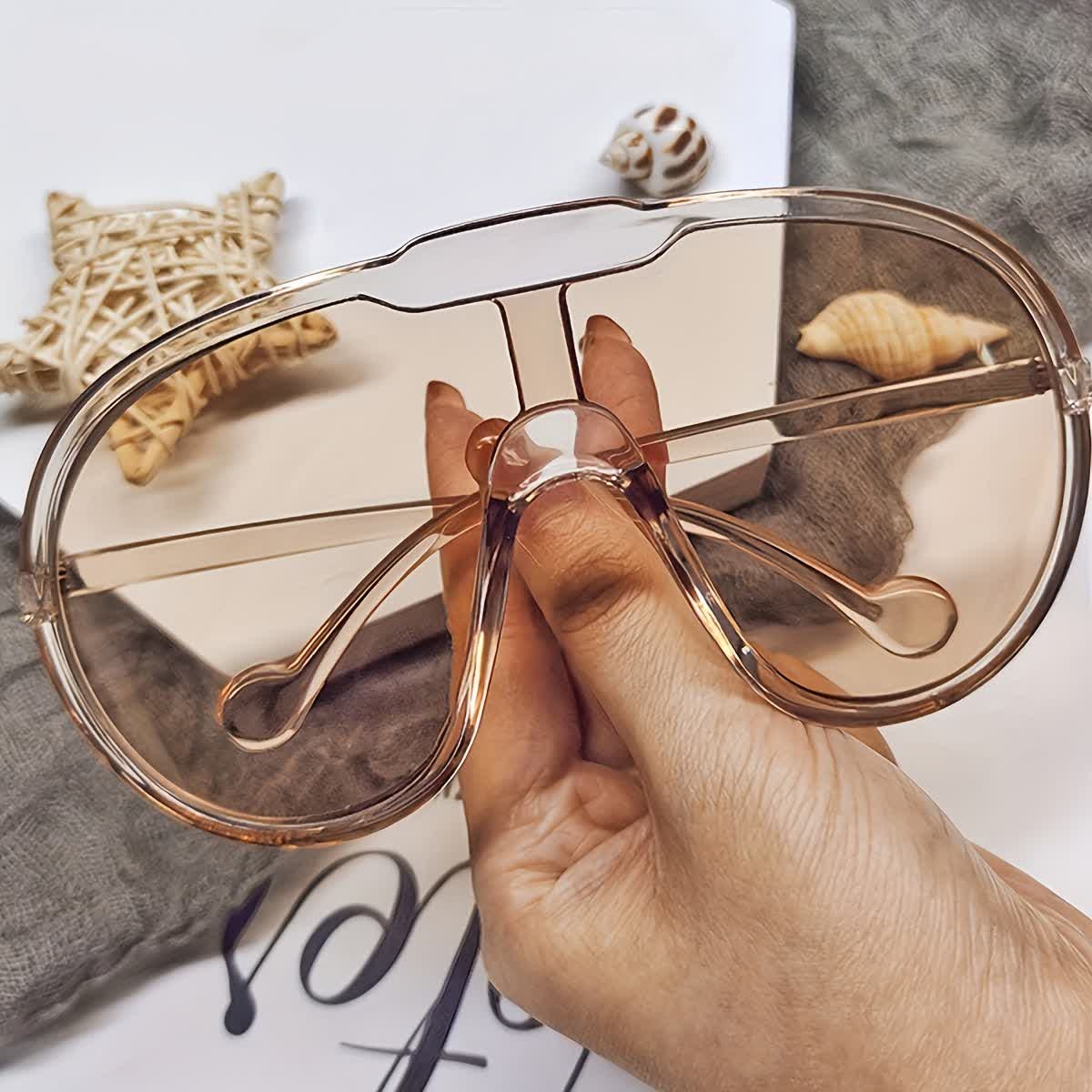 Spykay™ SG60729 One Piece Oversized Aviator Sunglasses