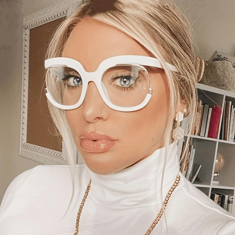 Spykay™ EG26670 Anti-blue Light Round Frames Owl Oversized Eyeglasses