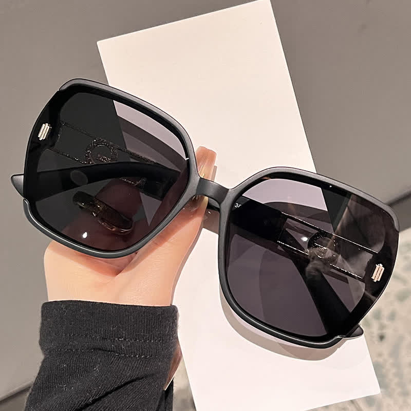 Spykay™ SG60861 Fashion Square Hollow-out Oversized Sunglasses