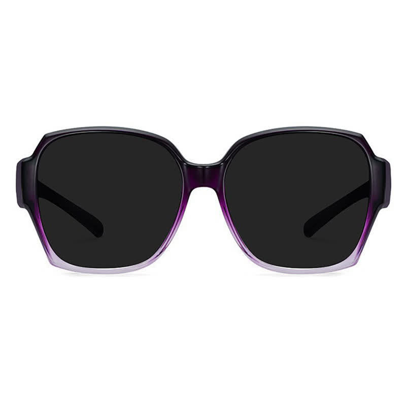 Spykay™ SG60859 Square Frame Polarized Driving Sunglasses Fit Over Glasses for Nearsighted People