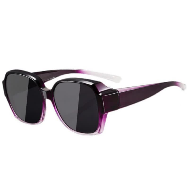 Spykay™ SG60859 Square Frame Polarized Driving Sunglasses Fit Over Glasses for Nearsighted People