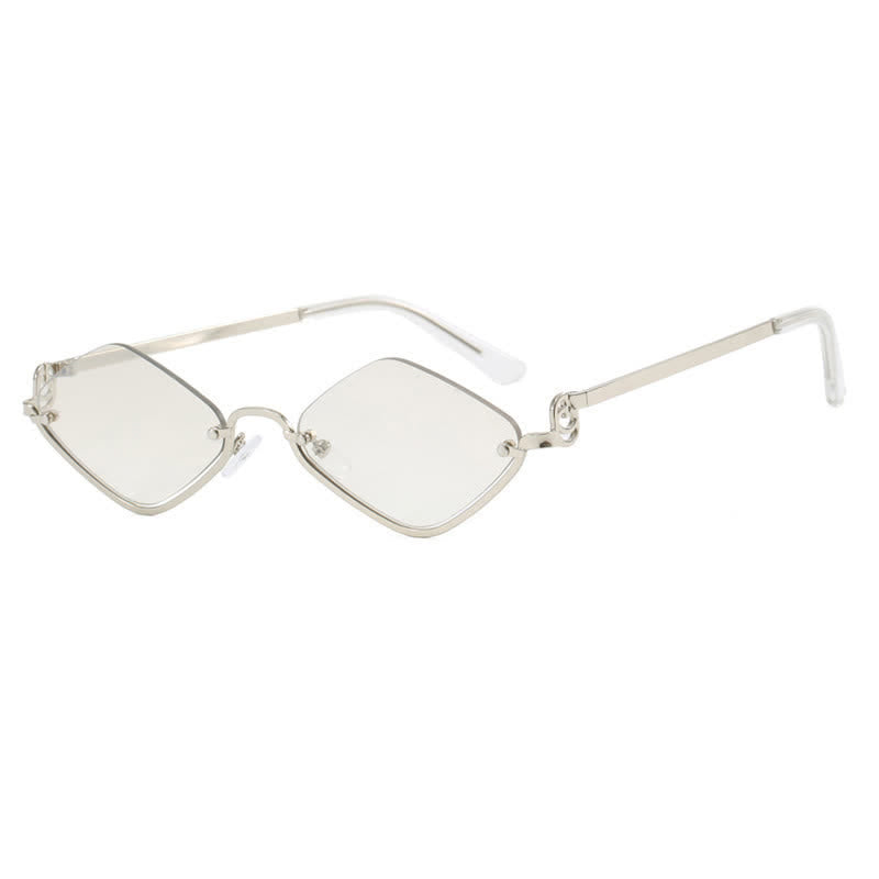 Spykay™ SG60868 Semi-Rimless Rhombus Small Frame Sunglasses