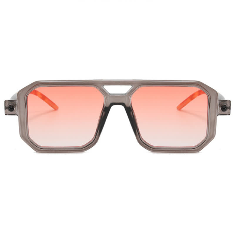 Spykay™ SG60869 Double Bridges Square Frame Sunglasses