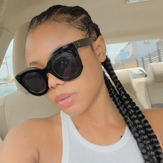 Spykay™ SG60877 Vintage Square Frame Oversized Sunglasses