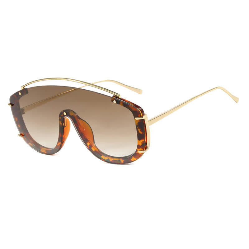 Spykay™ SG60885 One-piece Oversized Aviator Sunglasses