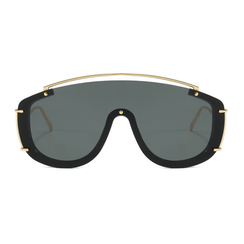 Spykay™ SG60885 One-piece Oversized Aviator Sunglasses