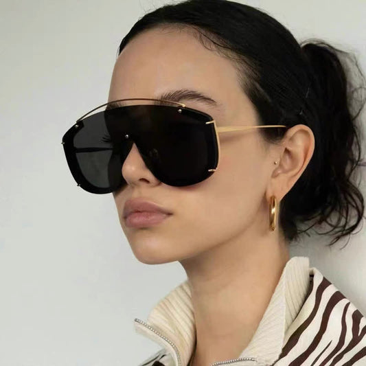 Spykay™ SG60885 One-piece Oversized Aviator Sunglasses