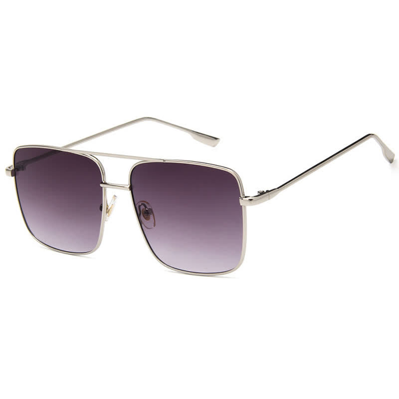 Spykay™ SG60886 Retro Classic Square Frame Double Bridges Sunglasses