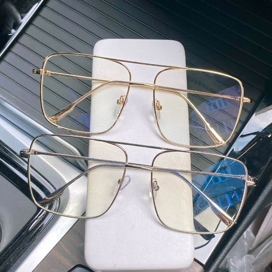 Spykay™ EG26775 Retro Classic Square Frame Double Bridges Glasses
