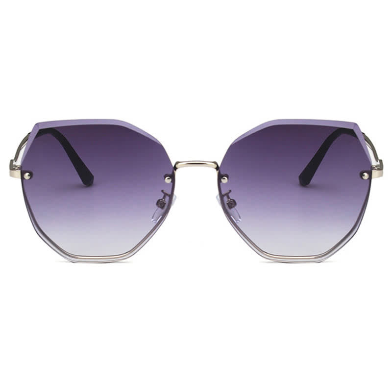 Spykay™ SG60900 Geometric Rimless Tinted Sunglasses