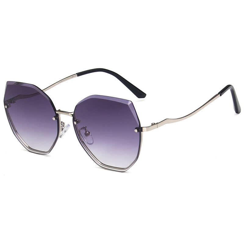 Spykay™ SG60900 Geometric Rimless Tinted Sunglasses