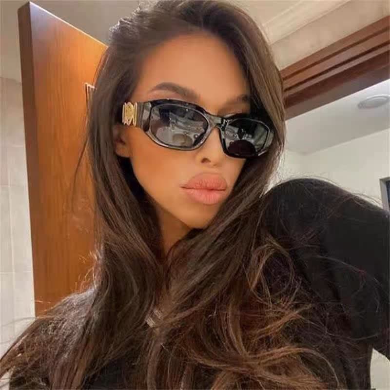 Spykay™ SG60708 Geometric Frames Thickened Temples Sunglasses