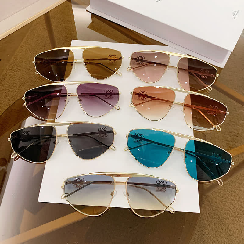 Spykay™ SG60906 Hollow-out Irregular Aviator Sunglasses