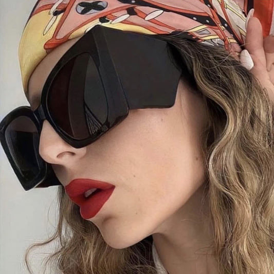 Spykay™ SG60919 Fashion Square Frame Oversized Thick Sunglasses